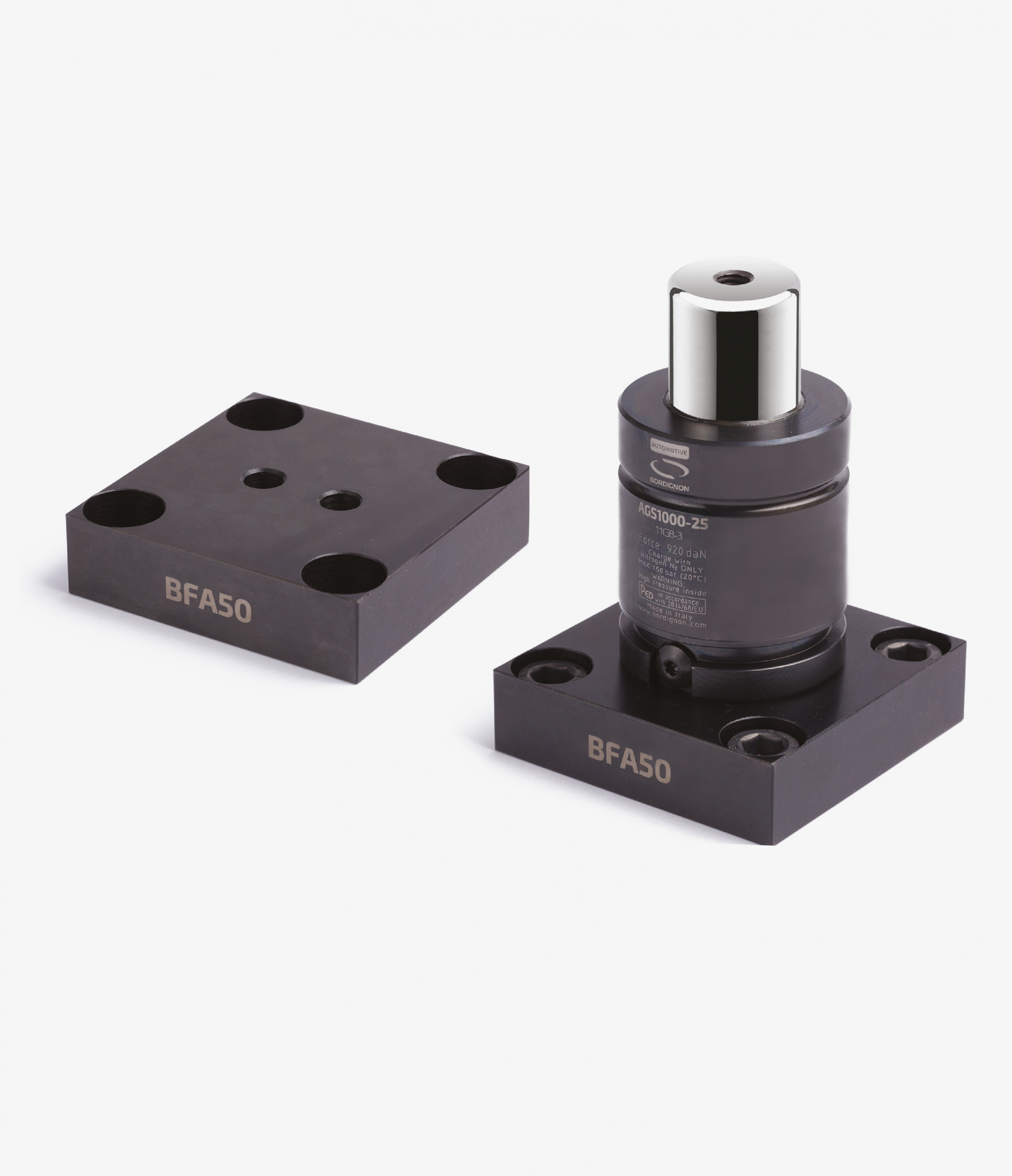Fixing base plate BFA - Nitrogen gas springs | Bordignon
